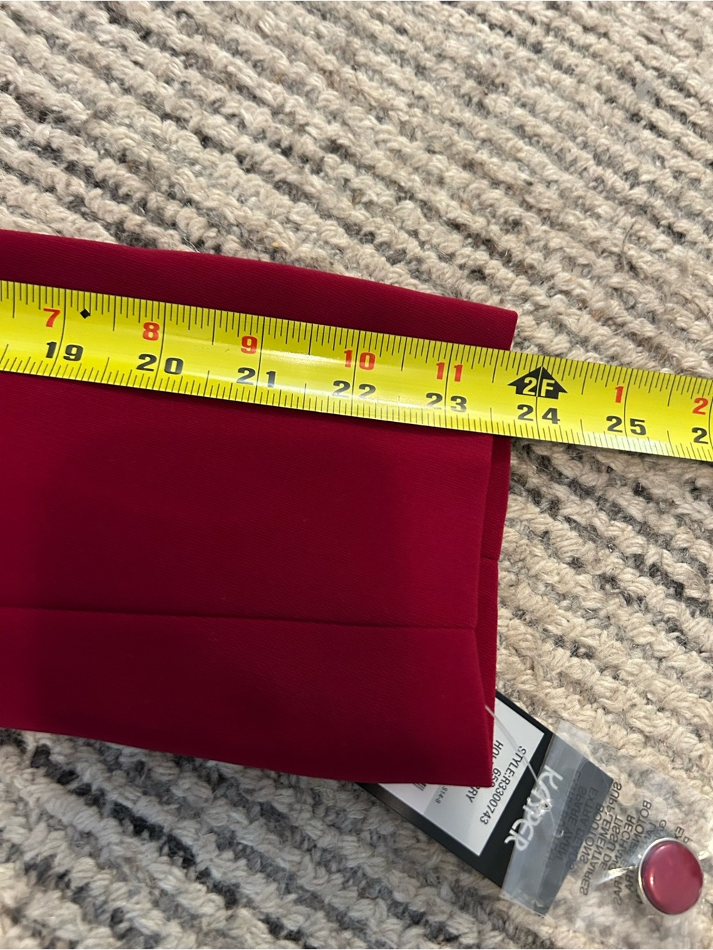 Kasper Women’s Size 8 Magenta Skirt Suit With Floral Scarf Career Church wedding - Picture 10 of 12